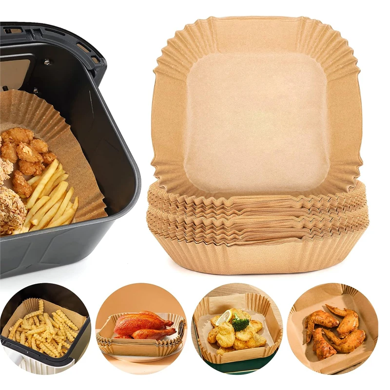 Кухонная одноразовая фритюрница 50/100 шт. бумага с антипригарным покрытием для