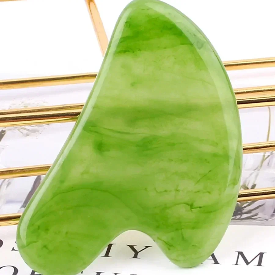 뷰사 Смола Гуа Ша Массажная доска для лица Розовый Гуаша Пластина Нефритовый