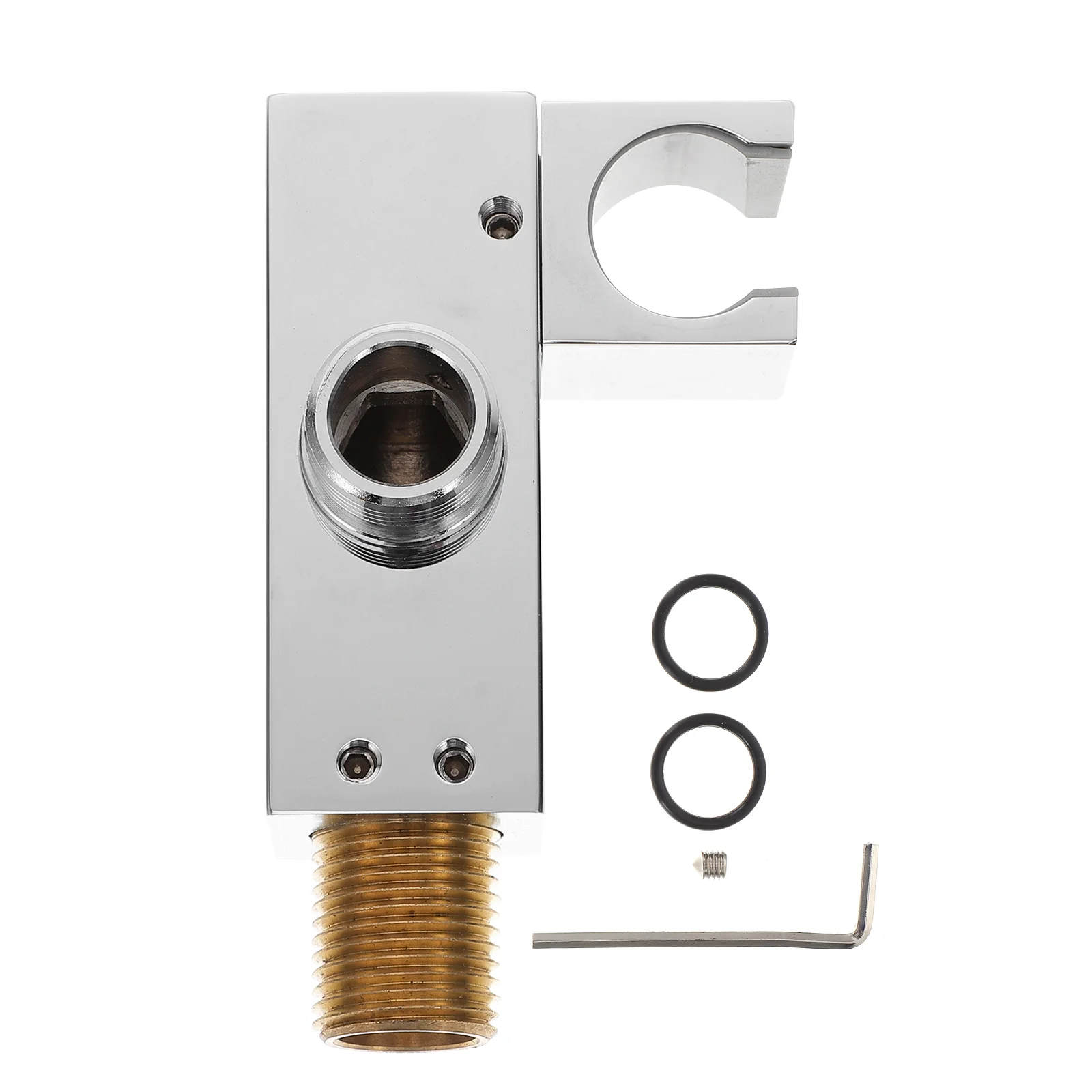 

1 Set Adapter Stainless Steel Metal Connect Durable Connection Pipe Fitting Plumbing Fitting for Bathroom Home