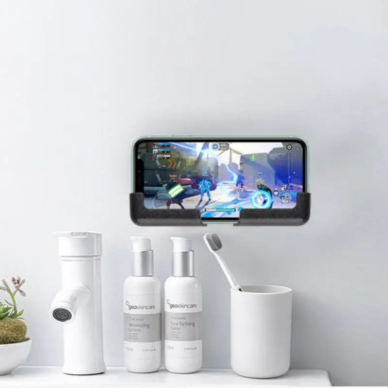 

Multifunction Phone Holder For Cars Wall Mounted Self Adhesive Sticker Wall Hooks Mobile Phone Stand Auto Storage Accessories