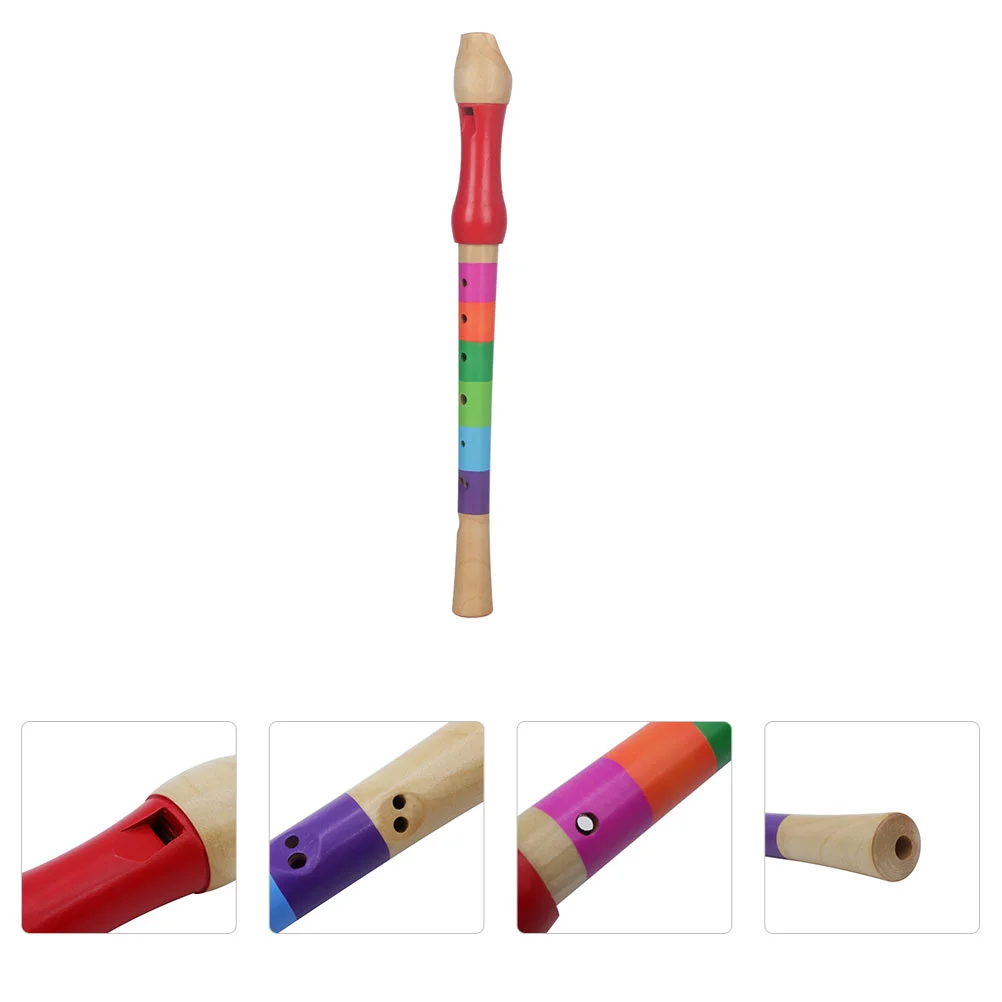 

Flute Toy Wooden Kids Instrument Recorder Chinese Soprano Music Musical Clarinet Children Descant Educational Clarinets