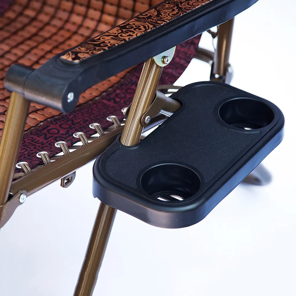 

Chair Tray Side Tray Drinking Folding Camping Picnic Outdoor Strand Stool Beach Garden BBQ Chair Side Tray Cup Holder For Drink