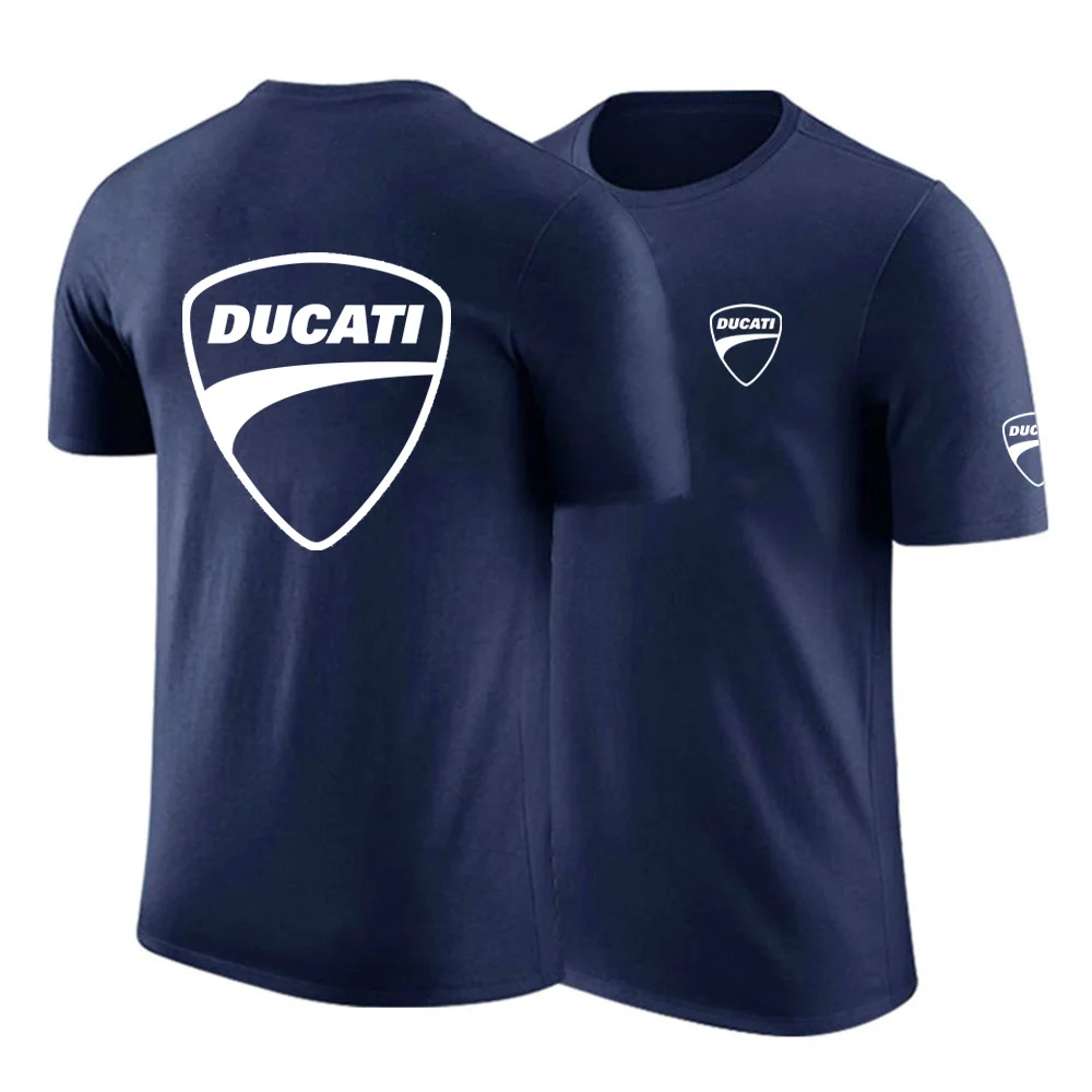 Футболка ducati мужская оверсайз с короткими рукавами удобная модная повседневная