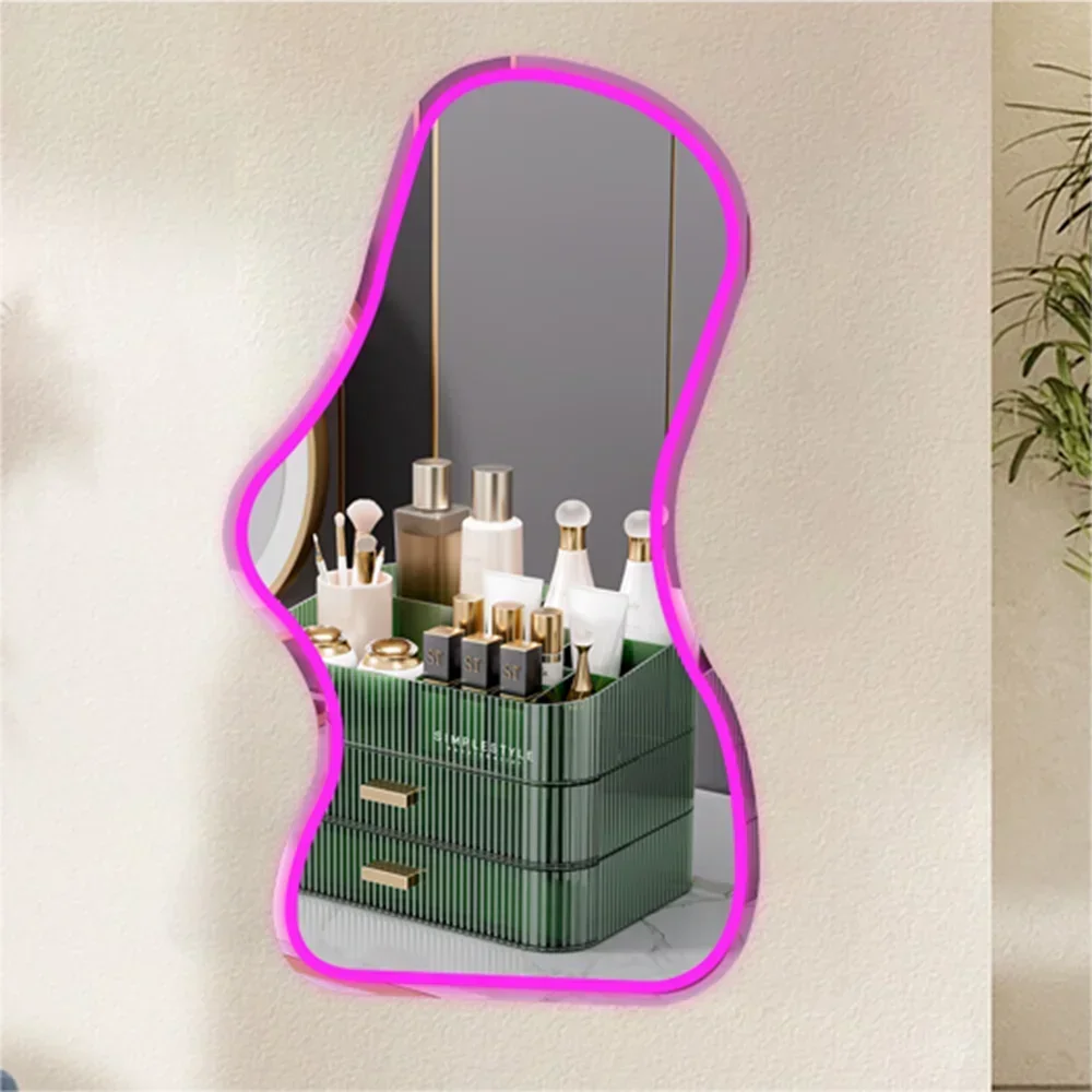 Уникальное Зеркало С Неоновой Вывеской Художественное Украшение Питанием От Usb