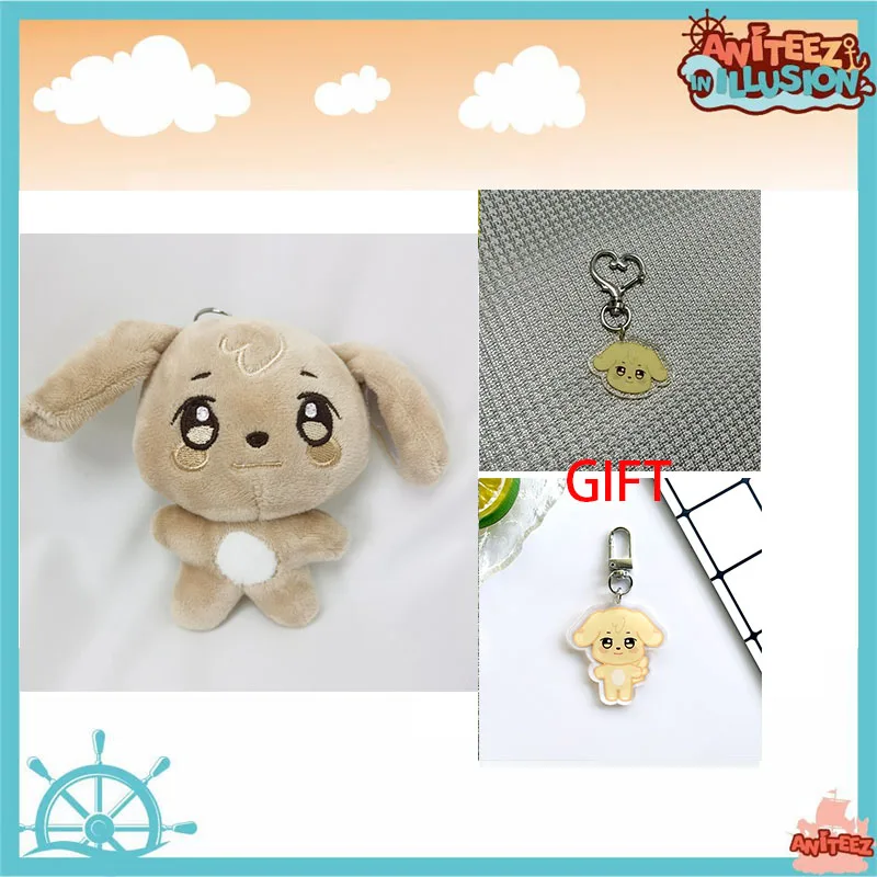 Фото 10 см KPOP ATEEZ Plushies брелок анитез кукла Hongjoong Seonghwa Yunho Yeosang San Mingi Wooyoung плюшевая кавайная мягкая игрушка №4