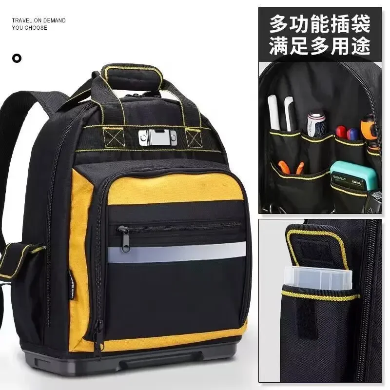 

Canvas Bag Shoulder 공구가방 Portable Maintenance Men's Repair Tool Suitcase Durable Backpack Holder Electricians Multifunctional