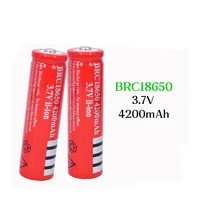 rechargeable lithium battery for gtl evfire flashlight original 2021 100 18650 3 7 v 4200 mah novel 18650