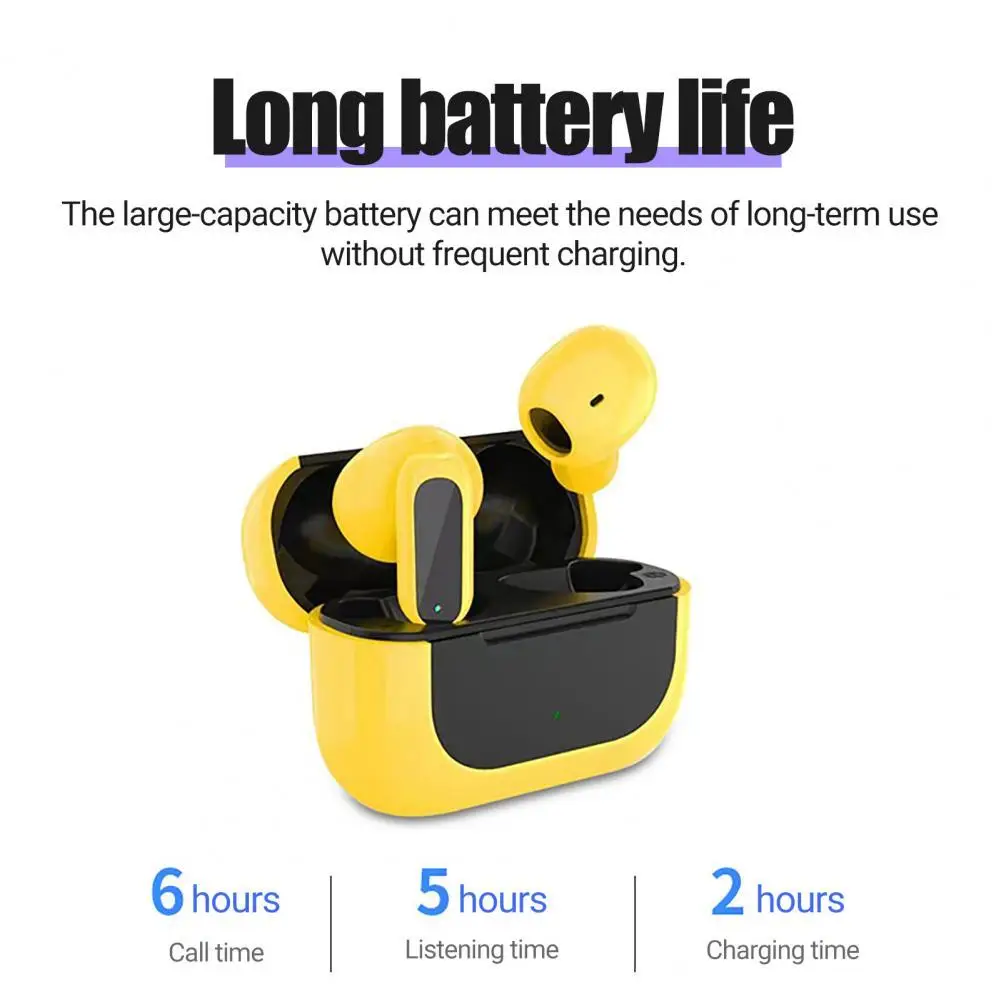 

Длительный срок службы батареи, Автоматическое Сопряжение, стерео звук, беспроводные наушники для музыки