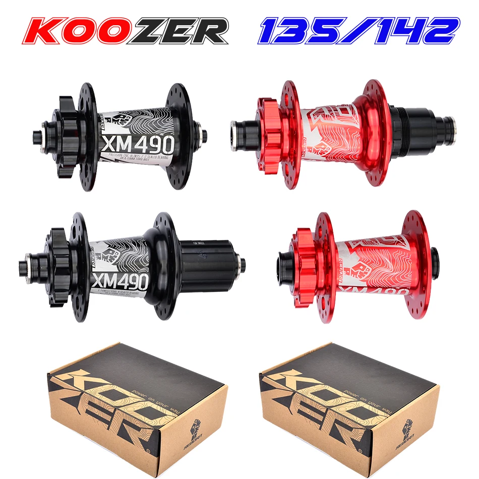 Ступица Koozer XM490 для горного велосипеда 4 подшипника 12*15/142 мм | Спорт и развлечения