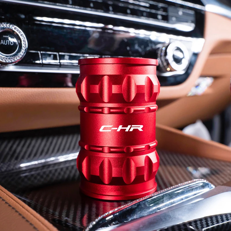 

Автомобильная пепельница из алюминиевого сплава, Высококачественная креативная портативная пепельница для toyota chr camry corolla rav4 yaris prius, автомо...