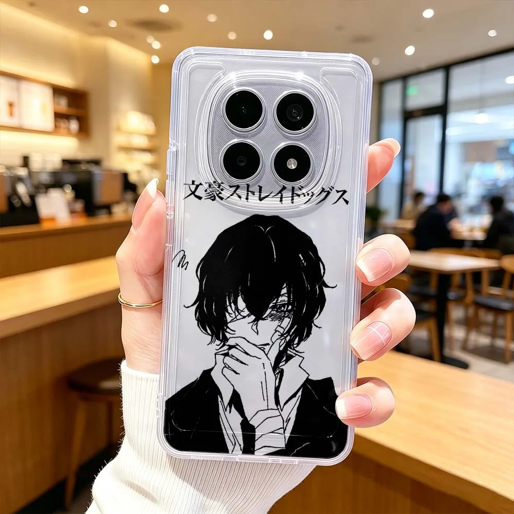 Фото Аниме «Бунго Страй Догс» для Xiaomi POCO X7 X6 X5 F7 F6 F5 F4 M8 M6 C85 C71 Pro Защитный прозрачный чехол для телефона №1