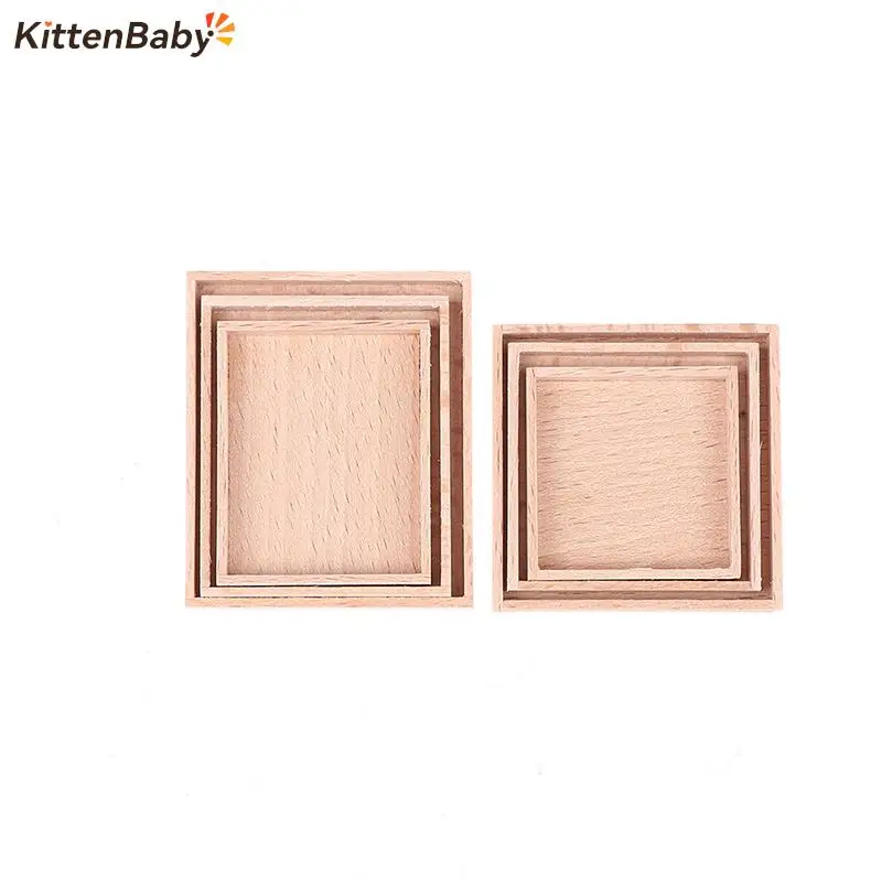 

Mini Wooden Tray Cutting Board Sushi Plate Pastry Plate Dollhouse Kitchen Decor Accessories Toys For Children