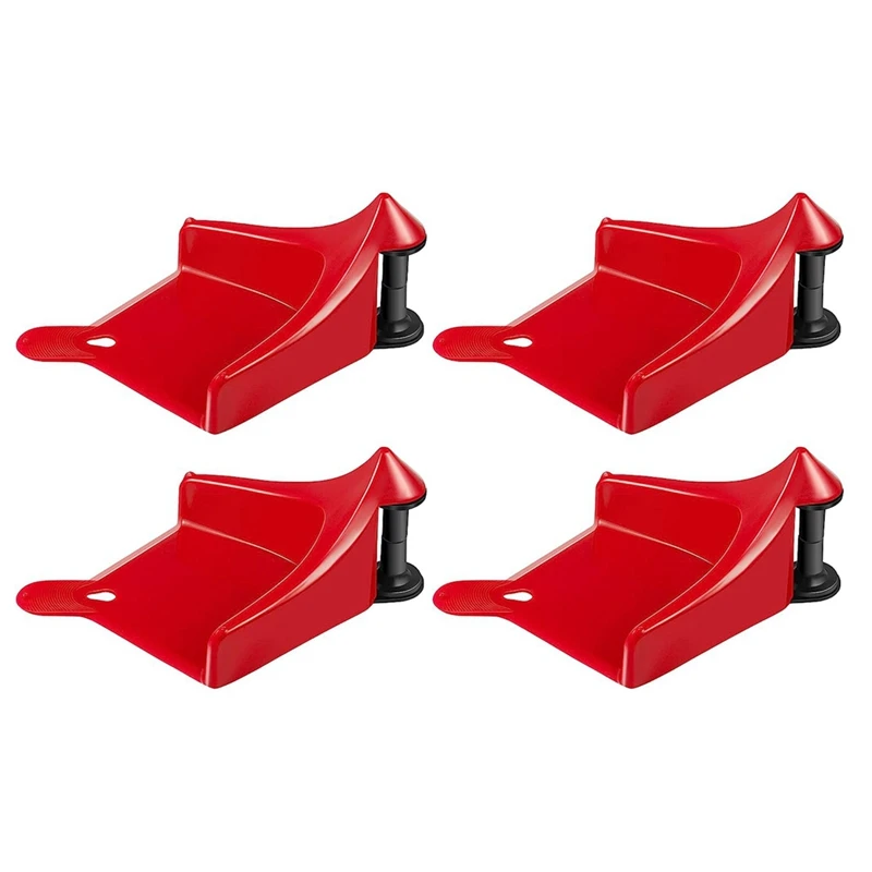 

4PCS Car Hose Guide, Tire Hose Roller Tire Hose Guide Car Tires Plastic Wash Tool For Car Washing, Red