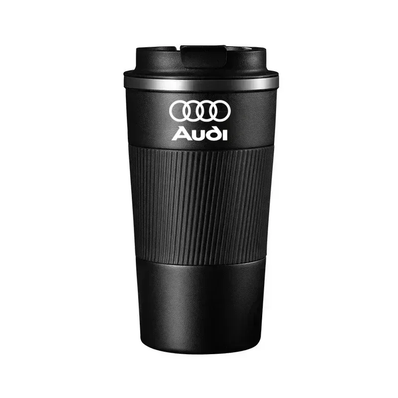 

510 мл кофейная чашка из нержавеющей стали, термокружка для Audi A4 B8 A3 A8 S5 S6 TT Q5 Q7 RS5 RS6, автомобильная дорожная термос, автотовары