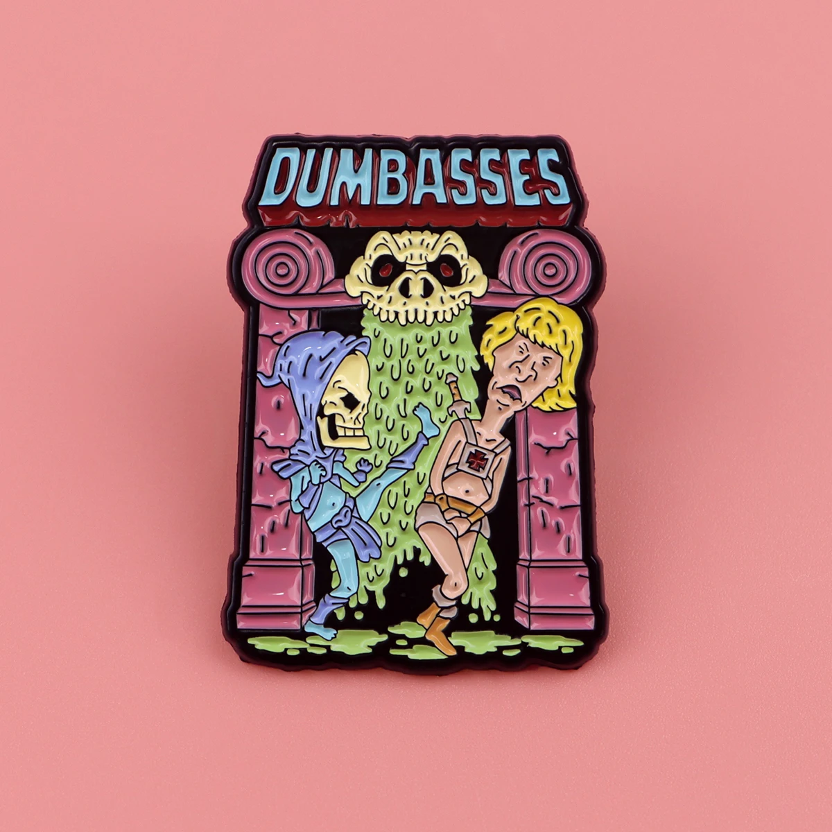 Забавные мультяшные эмалированные булавки броши с изображением арлета на одежде