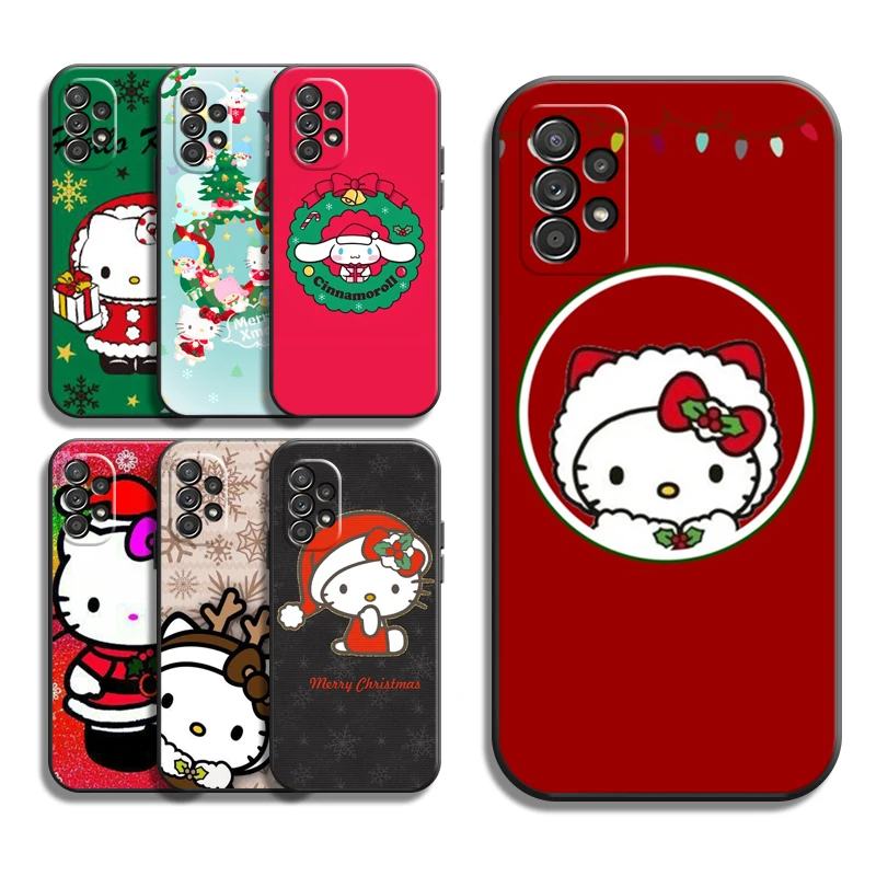 

Hello Kitty Christmas Phone Cases For Samsung Galaxy S20 Lite S20 Ultra S21 S21 FE S21 S22 Plus S22 Ultra Cases Back Cover