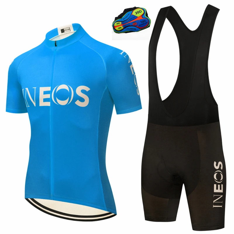 

Быстросохнущая Экипировка для мужчин, мужские велосипедные брюки 2022 INEOS, велосипедная команда Джерси 20D, велосипедные шорты, комплект для му...