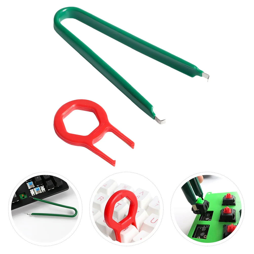 

Key Puller Keyboard Mechanical Switch Cap Toolsclip Repairing Tool Remover Pullers Keycap Removing Computer Antistatic Pliers