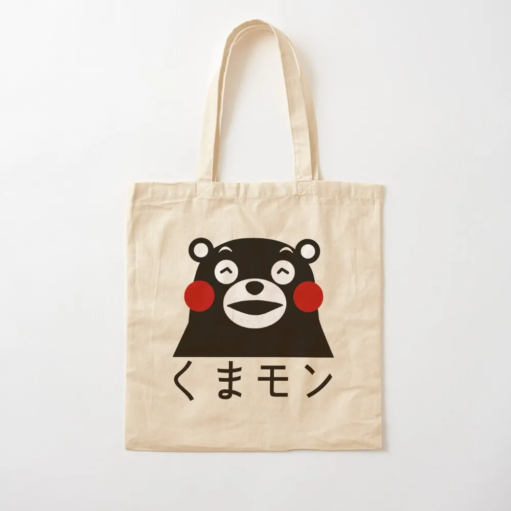 Симпатичная Белая Сумка-тоут Kumamon Холщовая Сумка для покупок женская сумка