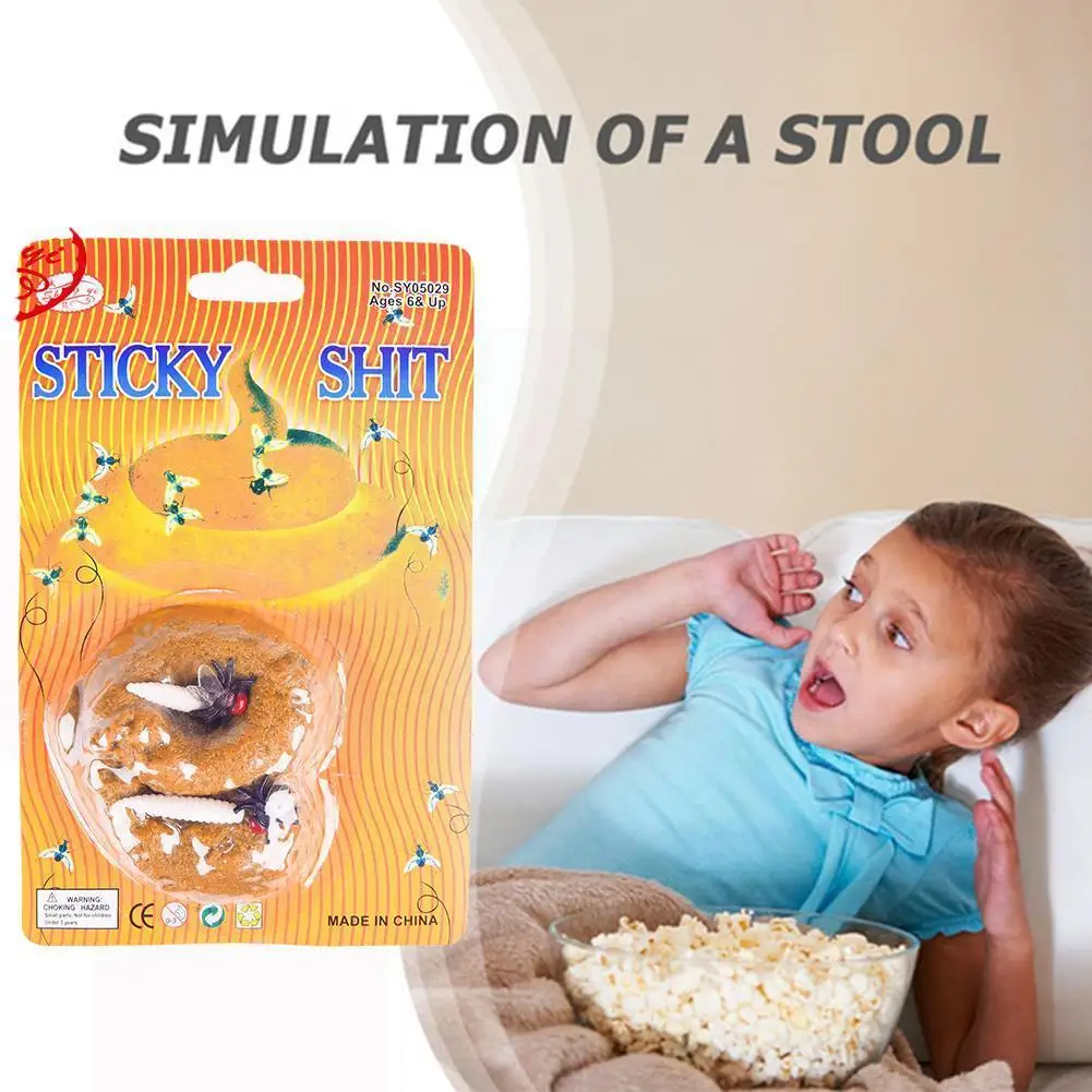 

Realistic Shit Funny Joke Toys Fake Turd Poop Prank Anti Stress Gadget Squish Tricky Toys For April Fool's Party I9K3