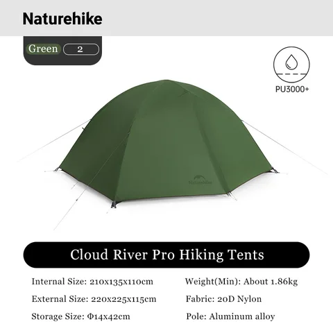Naturehike Cloud River Pro палатка 2 человека