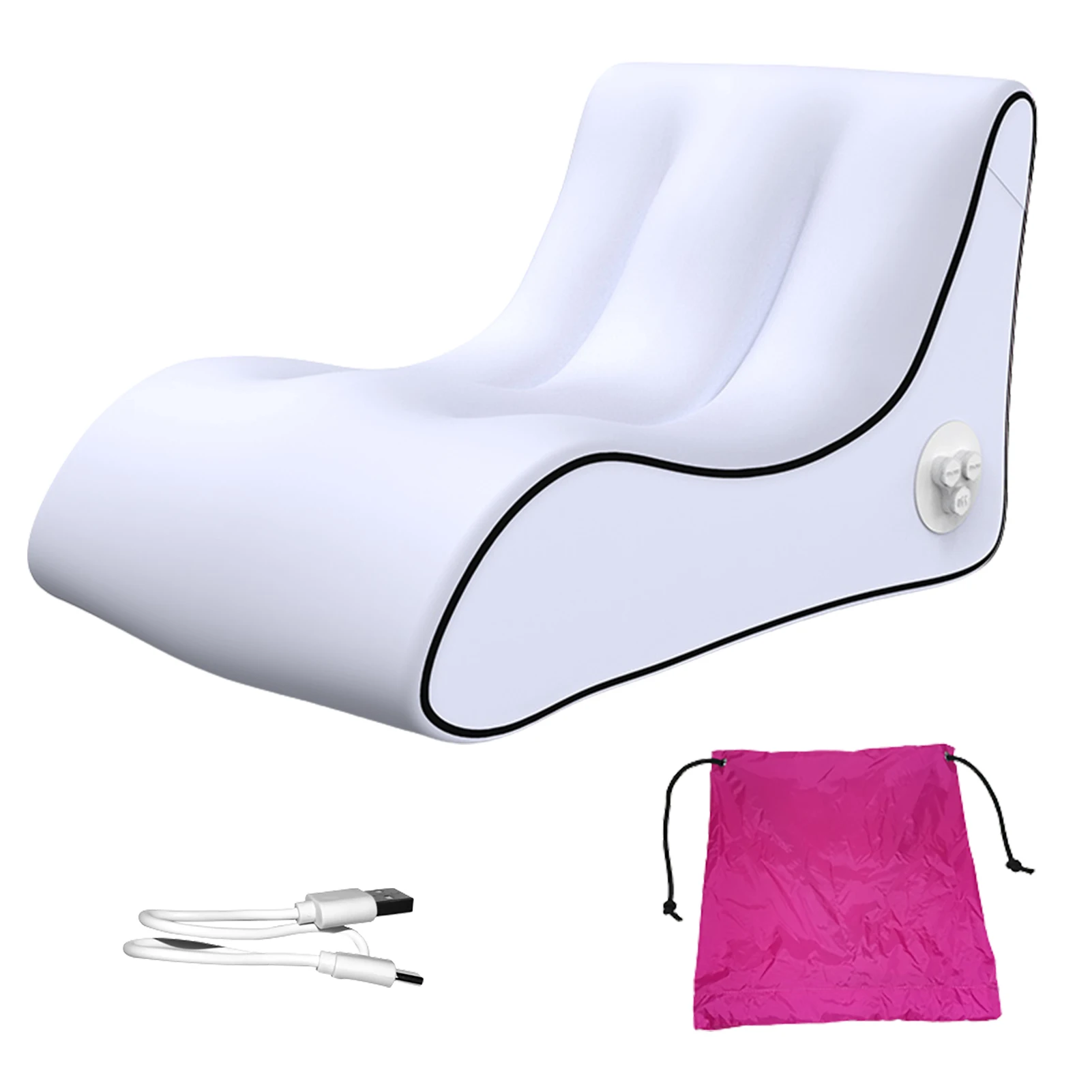 

Iatable Sofa Iatable Lounger Automatic Portable Auto Air Sofa Lazy Chair Rechargeable Blow Up Couch For Outdoor Practical