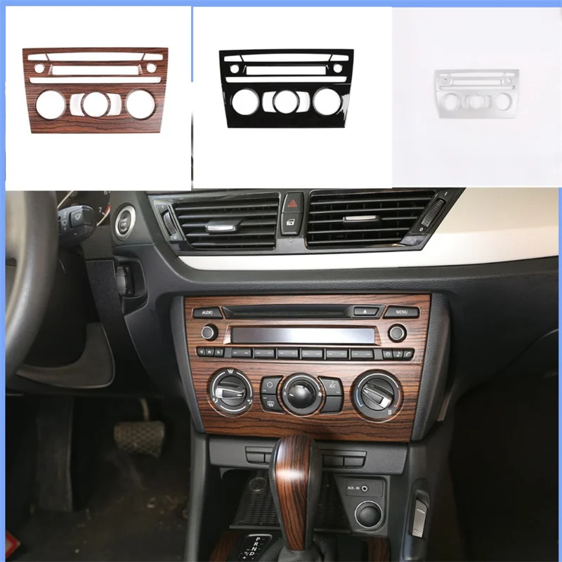 

Автомобильные аксессуары для интерьера для BMW X1 E84 2011-2015 ABS 5 цветов Автомобильная центральная консоль кондиционер объемная рамка Отделка 1 шт.