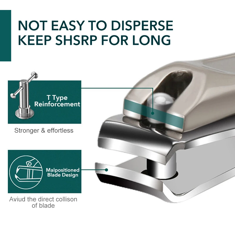 1 шт. кусачки для ногтей машинка стрижки из нержавеющей стали с изогнутыми