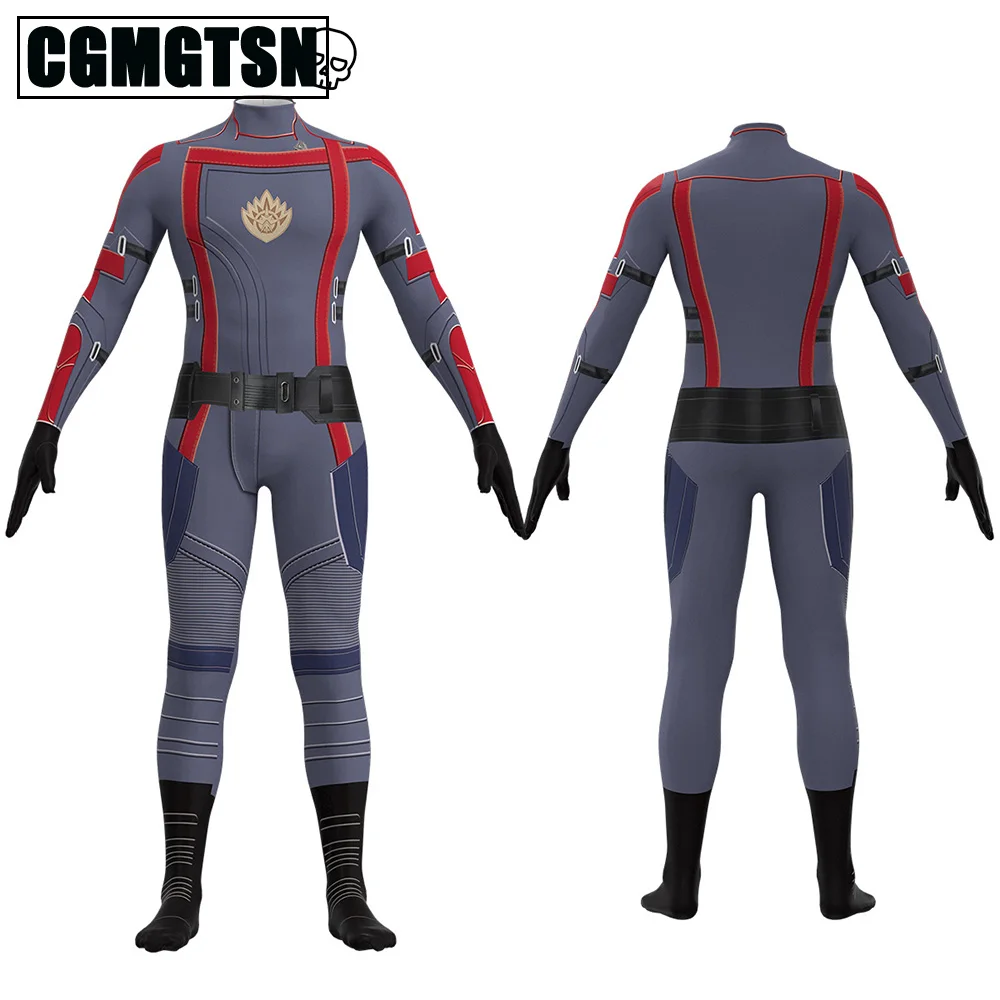 

CGMGTSN Kids Adult Movie Star Lord Cosplay Costume Jacket Fantasia Jumpsuit Halloween Carnival Party Disguise Bodysuit