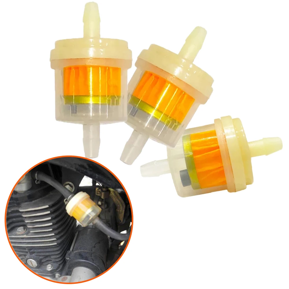 

3Pcs Universal Petrol Gas Fuel Gasoline Oil Filter for Scooter Motorcycle Moped Scooter Dirt Bike ATV Go Kart Moto Accessories