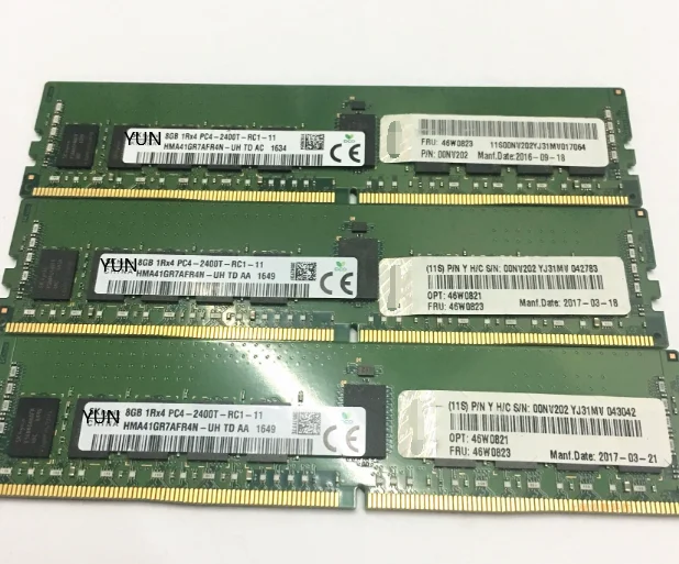 1 шт. для 46W0821 46W0823 8G 1RX4 PC4-2400T DDR4 REG Серверная память