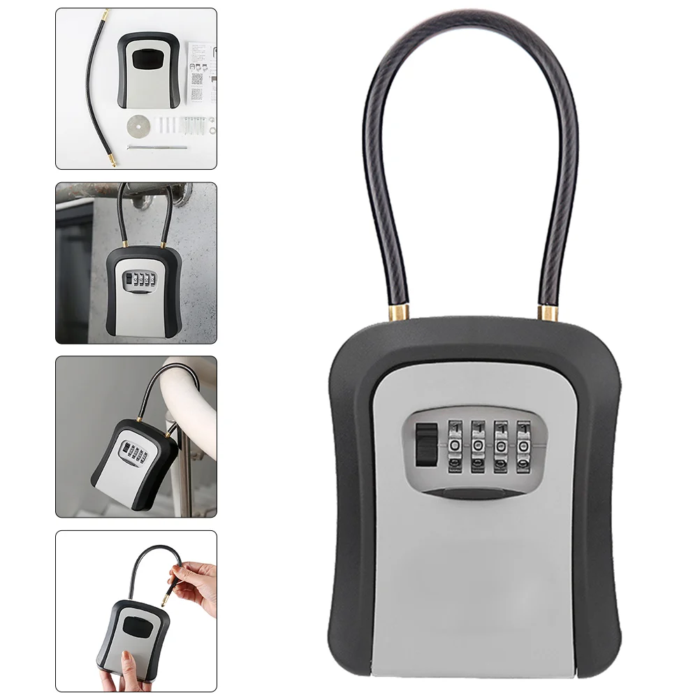 

Code Box Outdoor Keys Box Password Lock Box Keys Lock Box for House Security