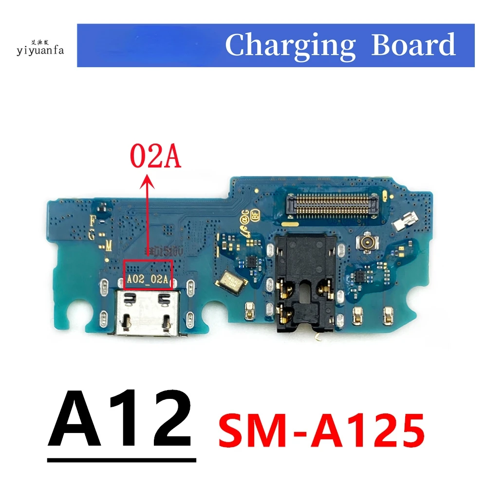 Для Samsung Galaxy A12 A125F/DS SM-A125F USB-порт для зарядки разъем гибкий кабель с микрофоном