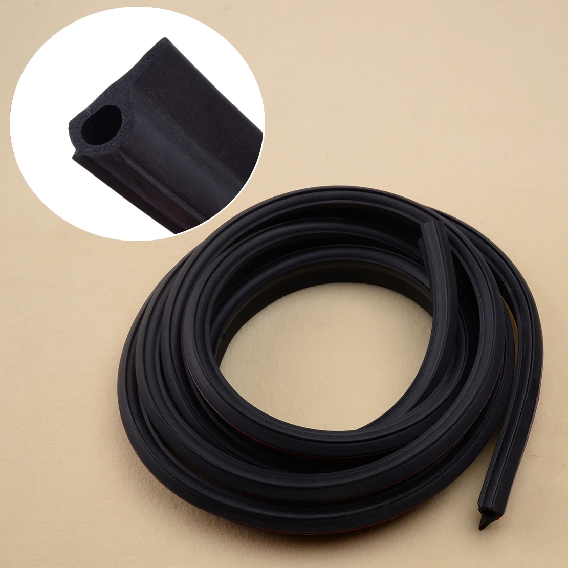 

3m Rubber Black Tail Gate Tailgate Dust Protection Seal Kit Fit For Trucks Pick-ups Bus Boat