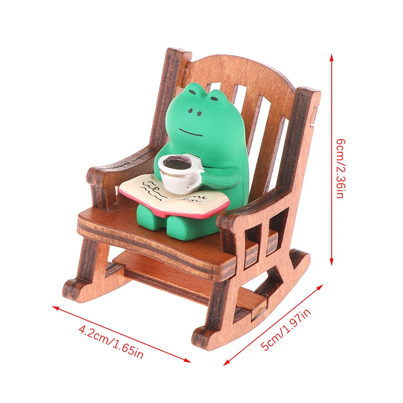 Симпатичное кресло-качалка в виде лягушки исцеляющее офисное настольное