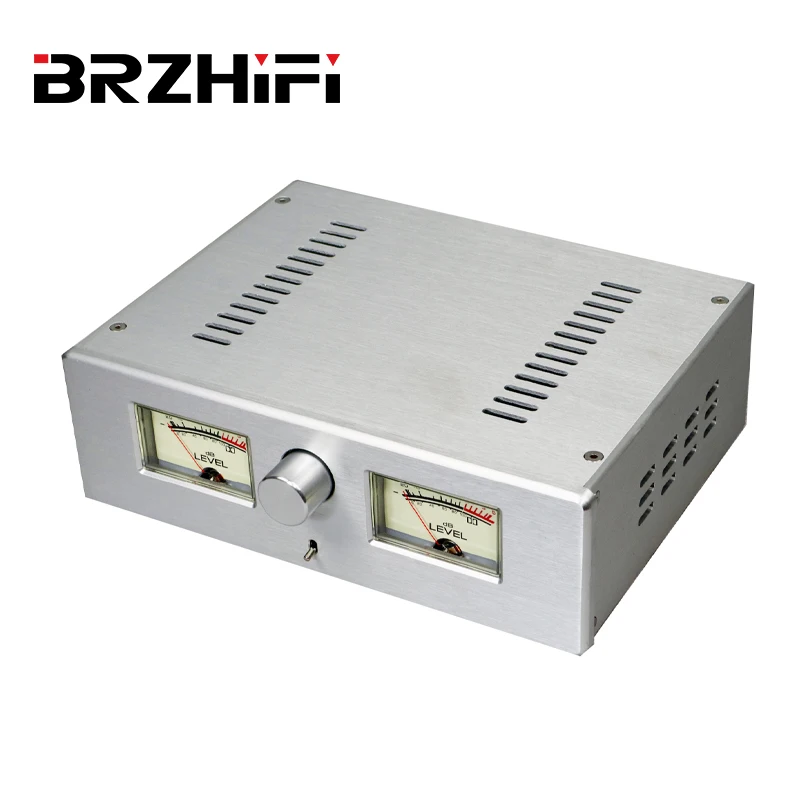 

Усилитель мощности BRZHIFI Audio 2608, чехол, двойной метр, корпус из алюминия, двойной дисплей, предварительный усилитель, корпус электронного инструмента