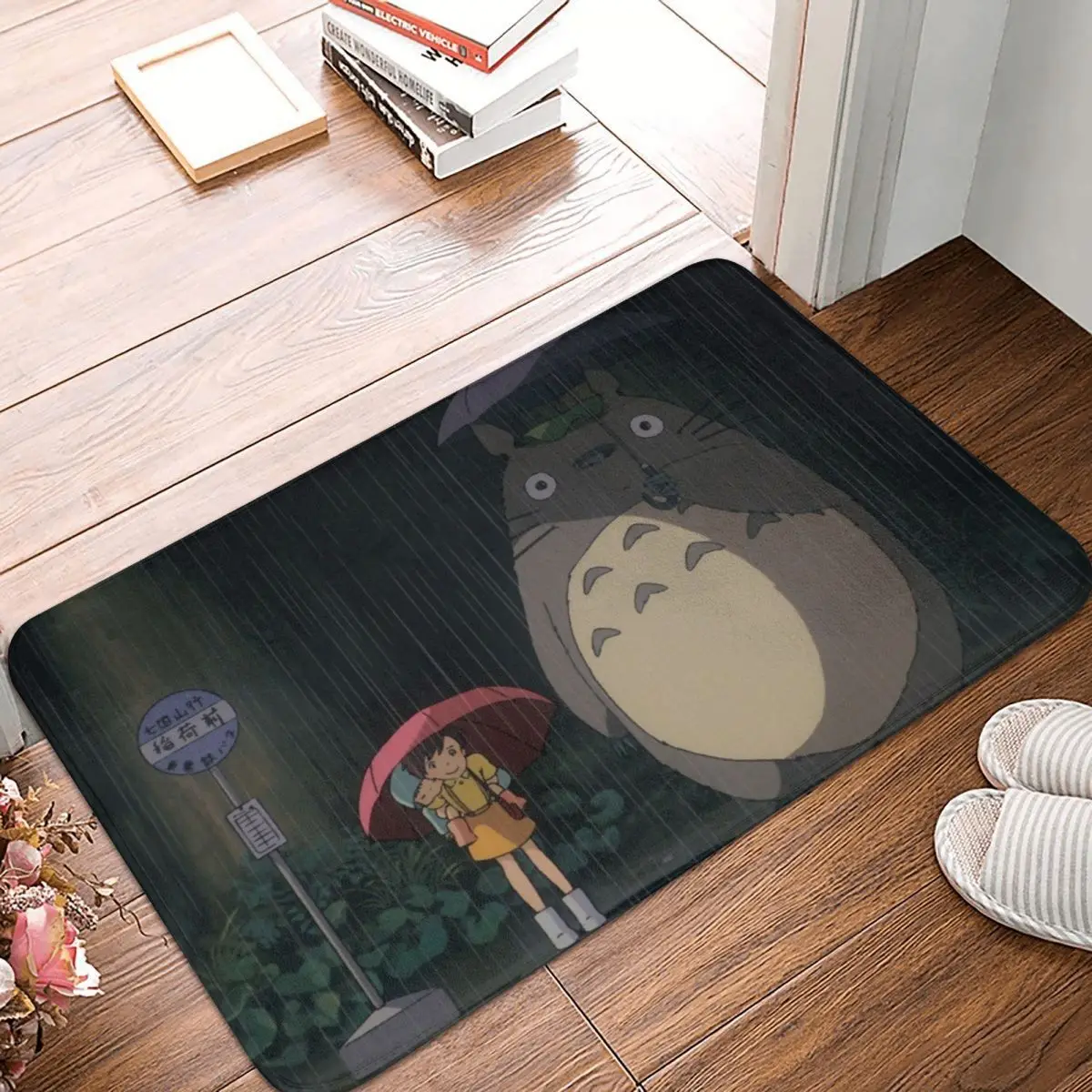 

Totoro Mei Animated Movie Non-slip Doormat Magic Bath Bedroom Mat Welcome Carpet Home Pattern Decor