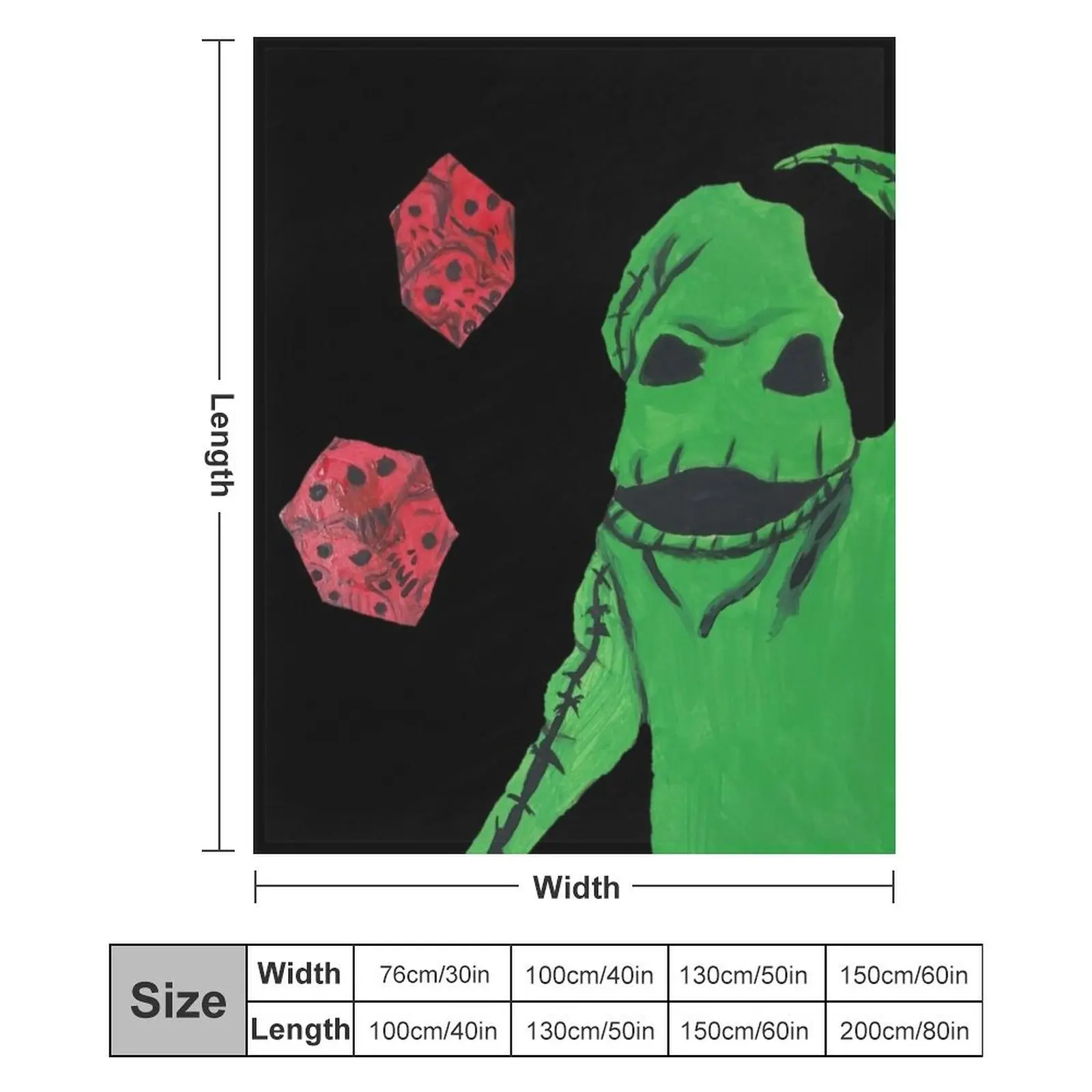 Одеяло Oogie Boogie. Зимние кровати. Одеяла для