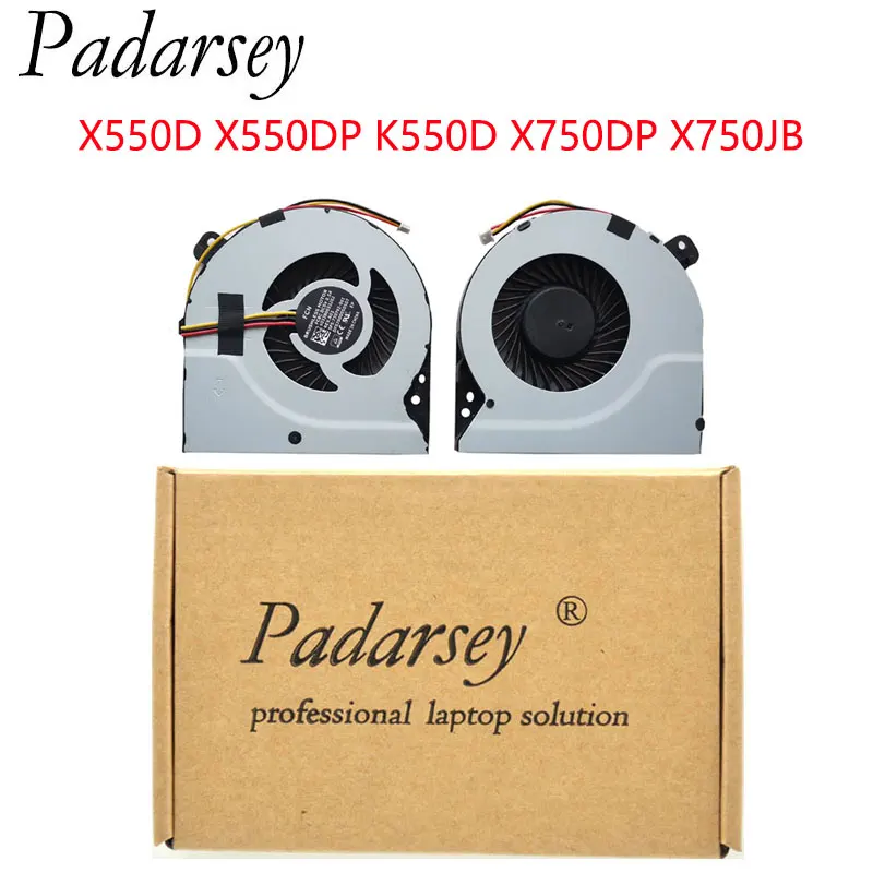 Центральный процессор Padarsey для ноутбука охлаждающий вентилятор ASUS X550D X550Z X550DP