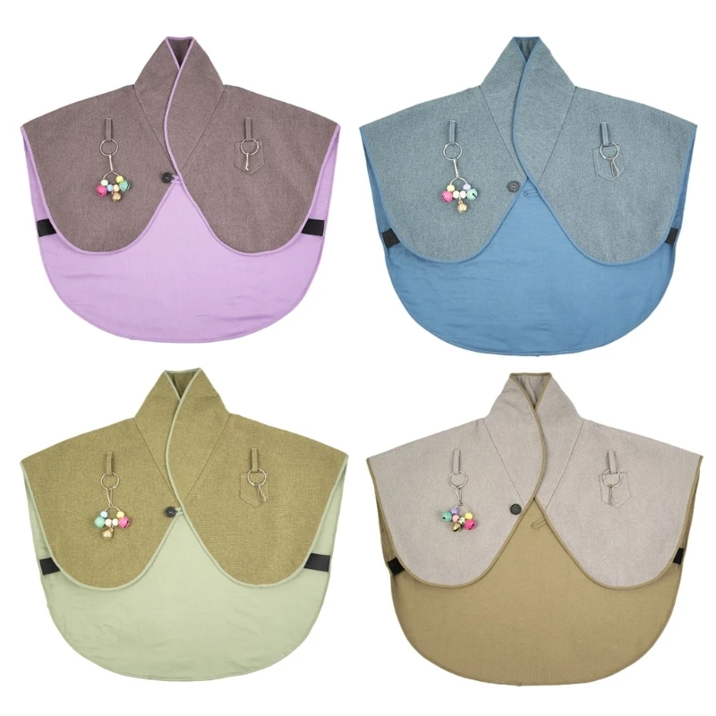 

Parrots Shoulder Protector Anti-Scratch Linen Shawl for Bird Handlers for Pet Shop Employees Bird-Lovers Dropship