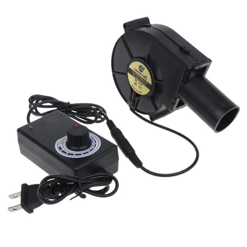 110v 220v BBQ Fan Cooking Blower with Speed Controller for S