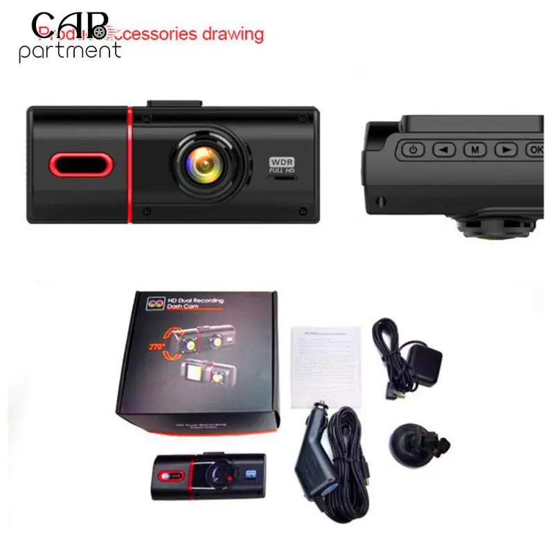 

Автомобильная камера заднего вида с двойной записью, ночной видеорегистратор Kg350, передняя автомобильная камера, записывающие автомобильные аксессуары