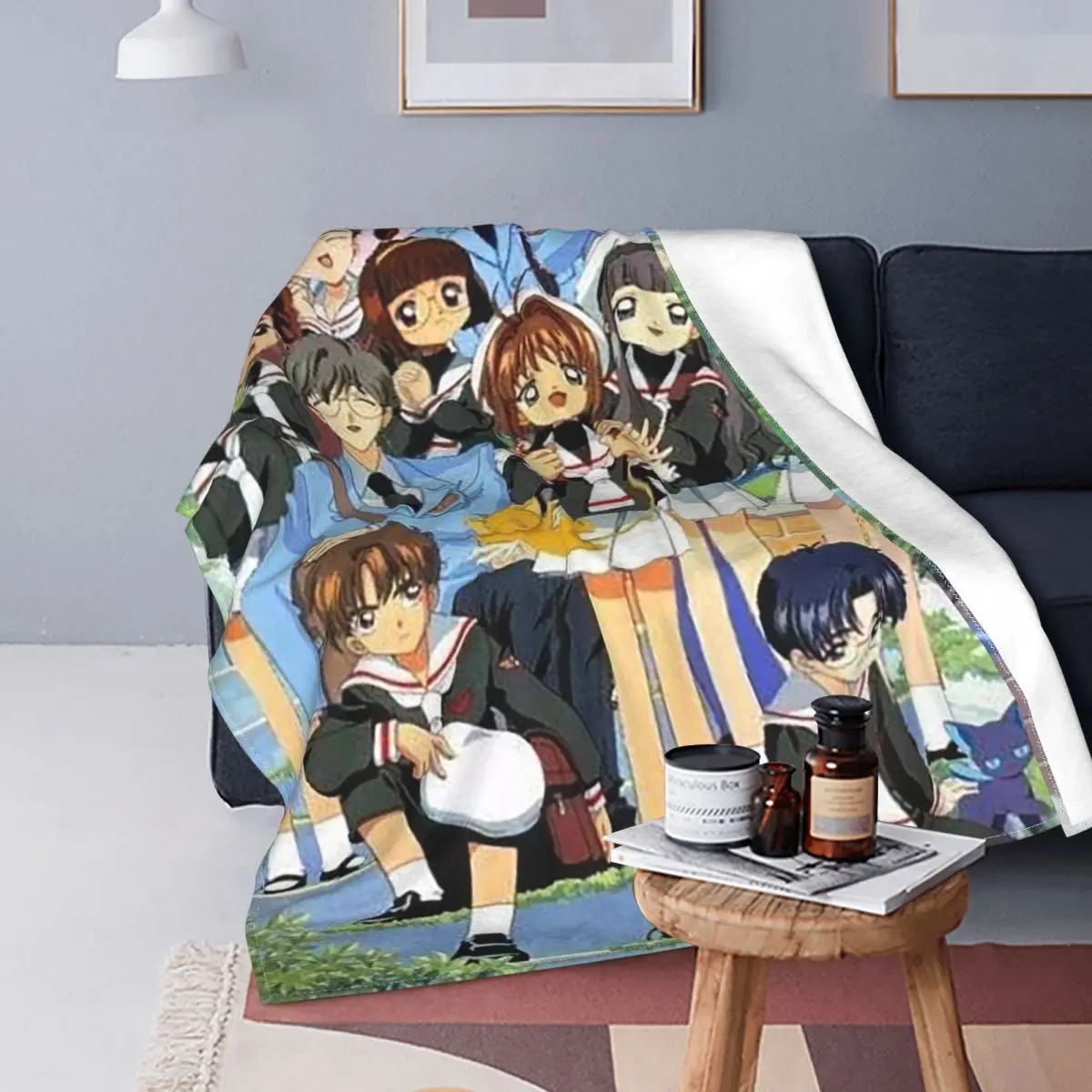

Cardcaptor Sakura Art покрывало для дивана Фланелевое летнее 3D мультяшное милое тонкое покрывало для кровати автомобиля плюшевое тонкое покрывало