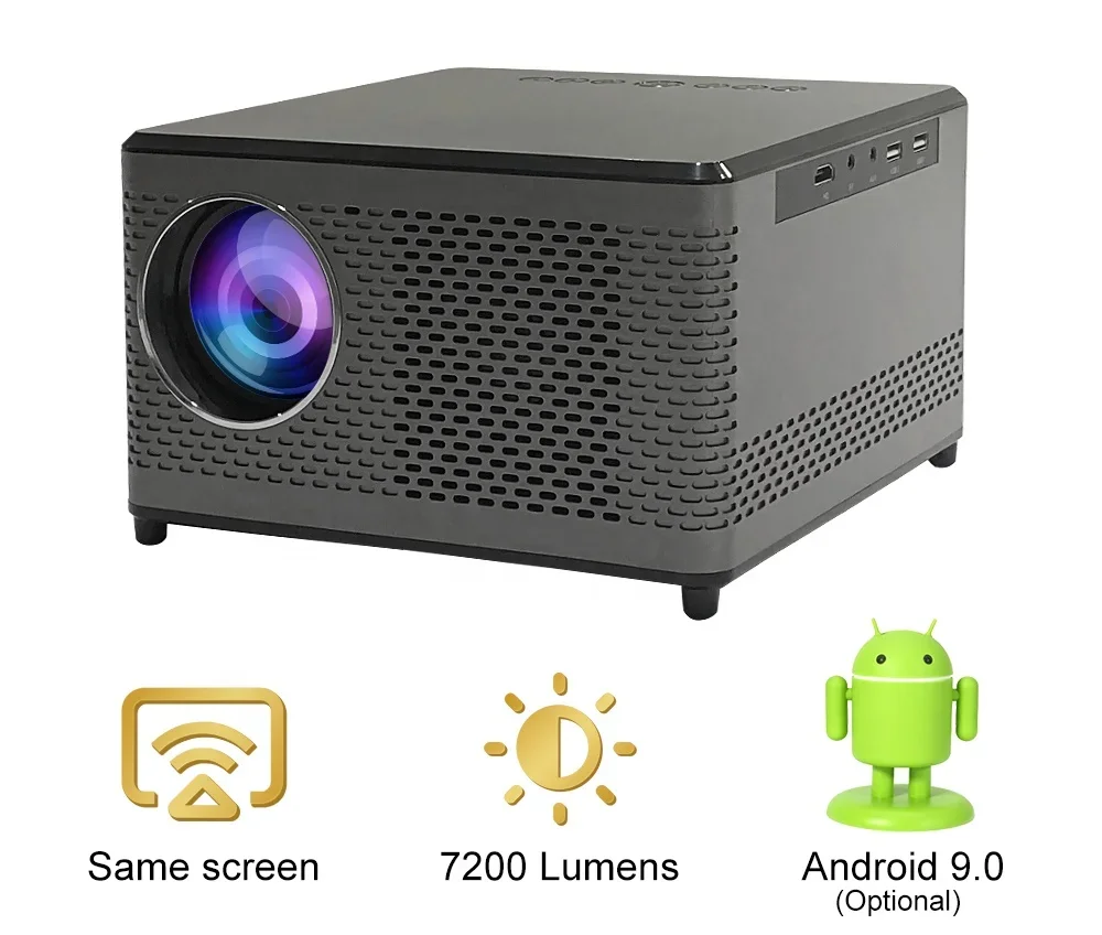 Проекторы Touyinger T10W HD 4k 1080P домашний кинотеатр мультимедийный Мобильный
