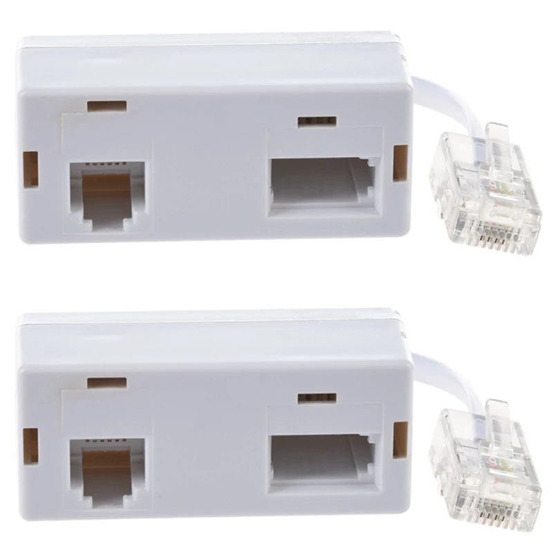 

2 шт., адаптер для телефона с разъемом Rj45 на Bt Rj11