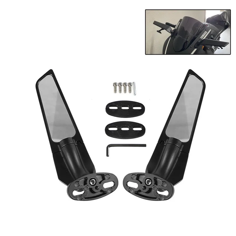 

Wind Swivel Wing Rearview Side Mirror For Kawasaki NINJA ZX10R ZX6R Z636 ZX6RR