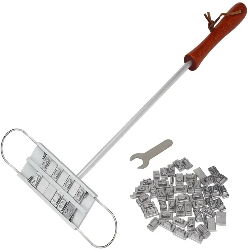 Железный бренда для барбекю 55 литров сделай сам инструмент с буквенным принтом