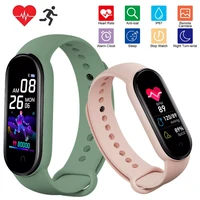 m5 smart band sport fitness tracker pedometer calories burned heart rate blood pressure monitor connection men women bracelet
