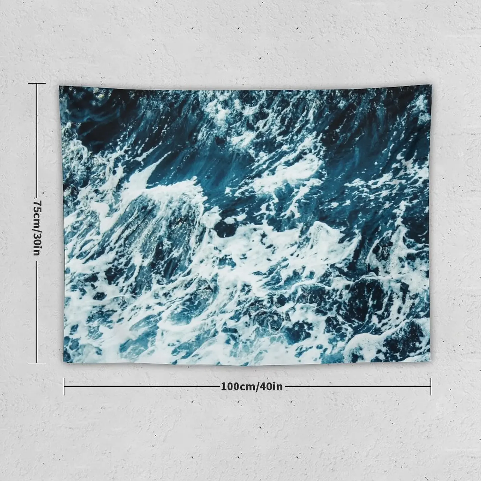 Непослушание-океанские волны картина текстура гобелен Смешные обои украшение