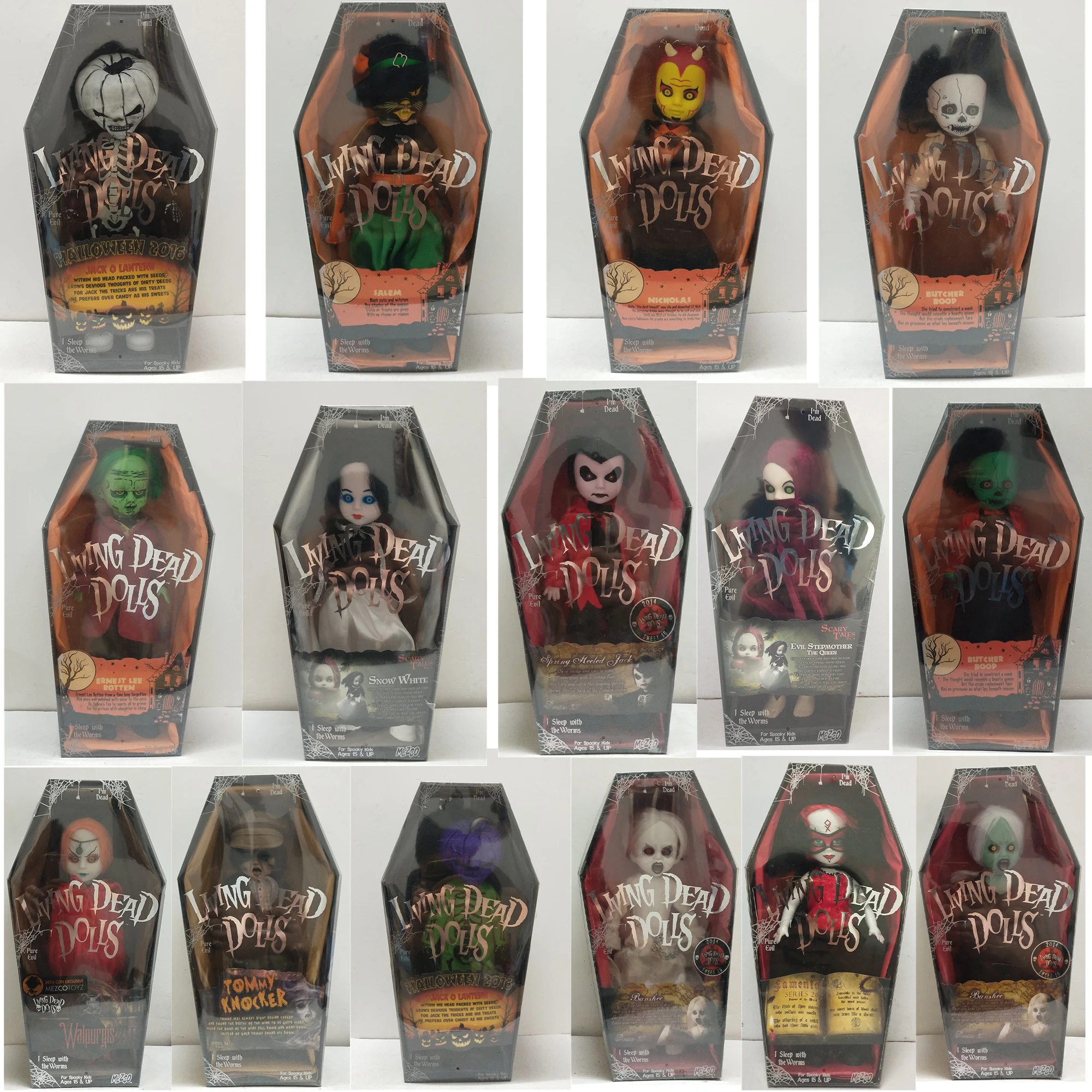 Figuras de acción originales de Mezco Living Dead, nueva colección de edición limitada, regalos para coleccionistas